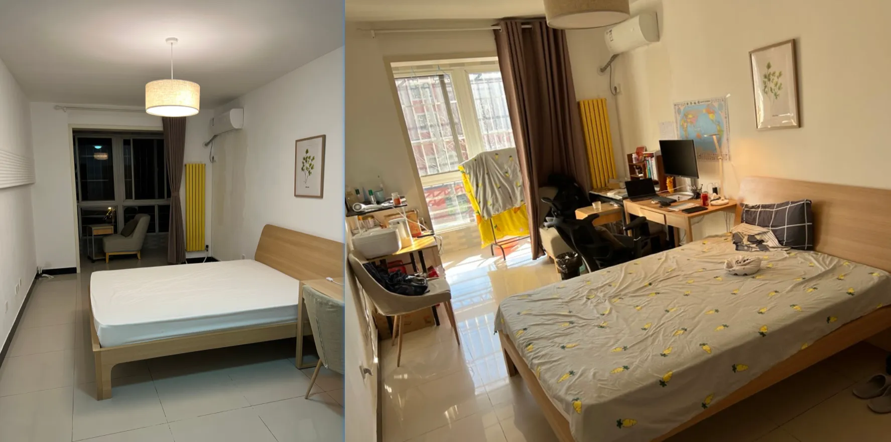 清冷的新屋 VS 我的暖色小窝