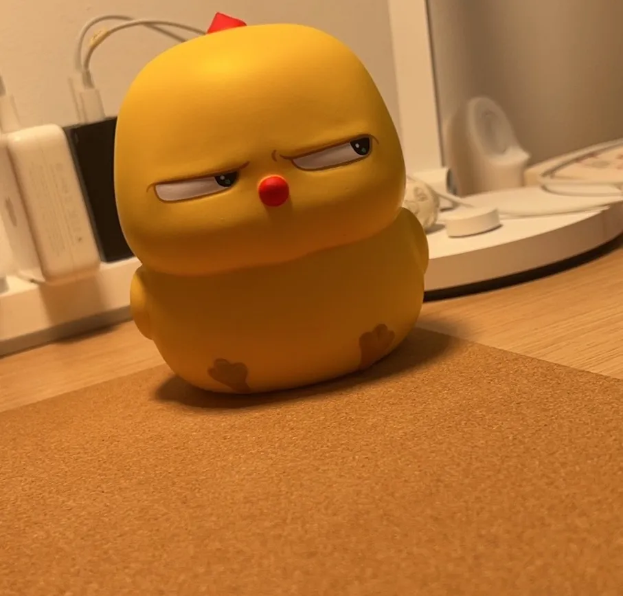 我的怒气鸭鸭。捏起来超有手感（8月20日）